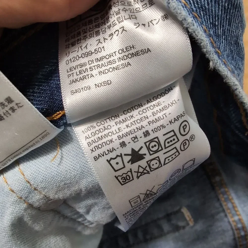 Levi Strauss 550‎ Regular Mens Straight Leg Blue Jeans Size 38x30